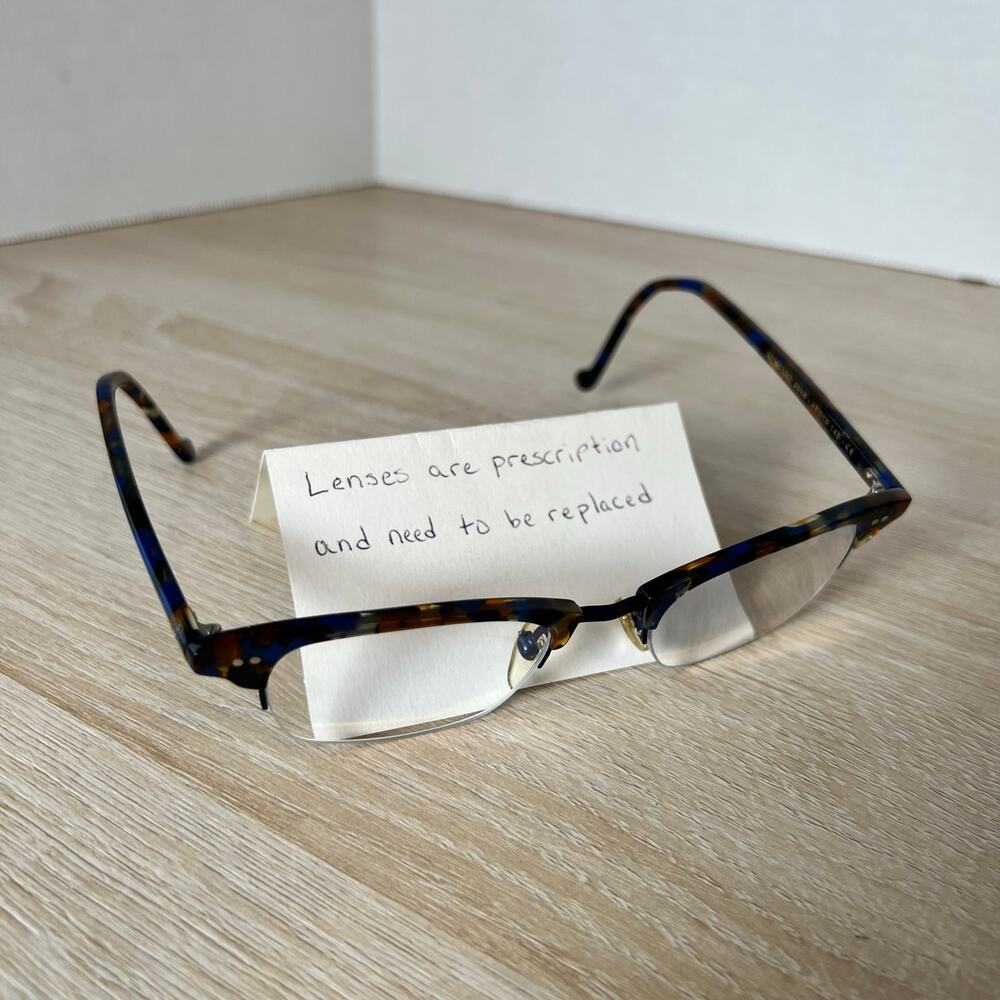 Jean Lafont Paris Ronsard 3048 Eyeglasses Blue Tortoise Shell 48-19-145 France